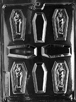 Coffin With Mummy Chocolate Mold Box