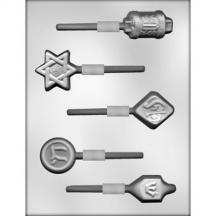 Jewish Symbols Sucker Chocolate Mold