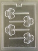 Happy St. Patrick's Day Lollipop sucker chocolate Mold 60AO-972 Irish shamrock clover