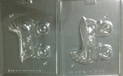 2-Piece 3D Baby Carriage Chocolate Mold