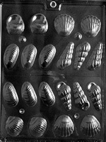 3D Shells Chocolate Mold