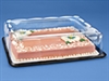 Half Sheet Clear Plastic Cake Boxes wedding cake anniversary birthday