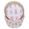 Pink Awareness Ribbon Baking Cup - 100 Count