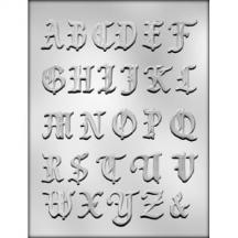 1-3/8" Alphabet Chocolate Mold