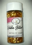 Metallic Gold Edible Glitter 1.5 Ounce 7500-78622G wedding Christmas