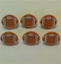 Plastic Football Ring or Cupcake Topper