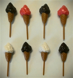 Ice Cream Cone Shaped Cupcake Picks