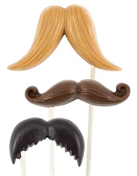 Mustaches Pops Chocolate Mold