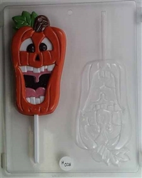 Big Scary Jack O Lantern Lollipop Mold