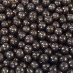 Black Candy Sugar Pearls - 7mm - 2 Pound Bag