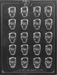 Bite Size Skull Chocolate Mold