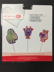Loveable Monsters Pops Mold