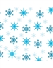 Snowflake Foil 4" x 4" Candy Wraps - 50 Count