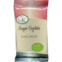 Lime Green Sugar Crystals - 1 Pound