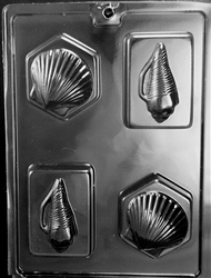 Nautical Shell Bars Soap/Chocolate Mold