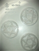 Star of David Round Chocolate Mold