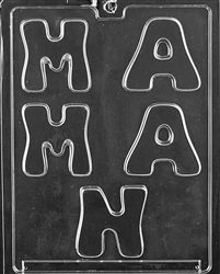 MAMAN - "Mother" in French Language Mold