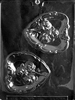 Hearts with Roses Chocolate Mold valentines wedding anniversary sweetest day