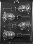 Tribal Mask Lolly Chocolate Mold - LPI025