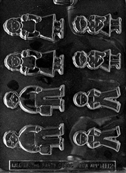 Family Chocolate Mold - Dad, Mom, Children reunion M112