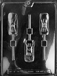 Sports Cars Lollipop sucker Chocolate Mold K084  auto racing demolition derby