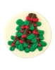 Mistletoe Cupcake Topper Chocolate Mold 2176 christmas holiday winter