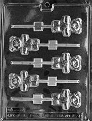 Teddy Bear Lolly Chocolate Mold