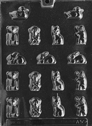 Bite Size Animals Chocolate Mold