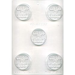 Class of 2017 Sandwich Cookie Chocolate Mold