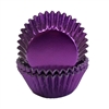 Mini Purple Foil Baking Cups - 500 Pack