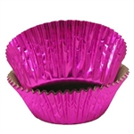 Hot Pinke Foil Baking Cups - 500 Count