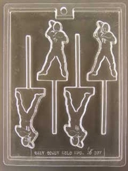 Football Quarterback Pop Chocolate Mold