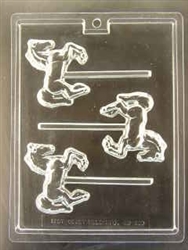 Horse Pop Chocolate Mold