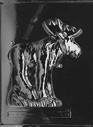 Jumbo 3D Moose Chocolate Mold - Side A