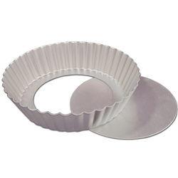 Fluted Tart Cake Pan with Removable Bottom - 8" x 2" baking dessert sweet treat fat daddio's