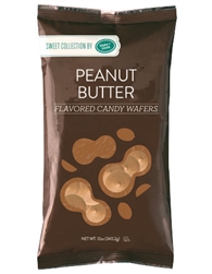 Peanut Butter Flavored Candy Wafers - 12 Ounce Bag