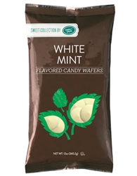 White Mint Flavored Candy Wafers - 12 Ounce Bag