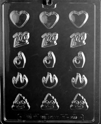 Emojis 2 Chocolate Mold