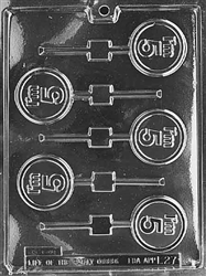 "I'm 5" Lollipop Chocolate Mold