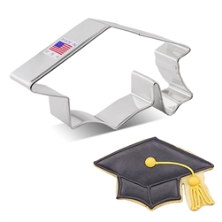 4-3/8" Graduation Cap Cookie Cutter