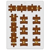 Autism Letters Puzzle Chocolate Mold