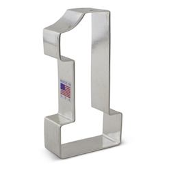 4-3/8" Large Number 1 Cookie Cutter