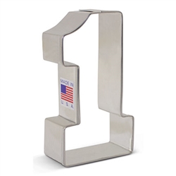 3-1/4" Number 1 Cookie Cutter