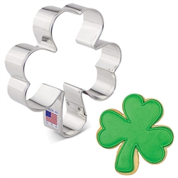 4" Shamrock Cookie Cutter 7985A St. Patricks Irish wedding