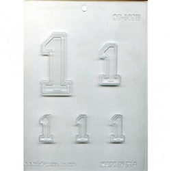 Collegiate Number "1" Mold