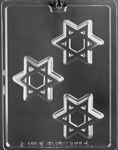 Jewish Star Cookie Chocolate Mold R080 Hanukkah Yom Kippur