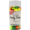 Neon Stars Candy Shapes - 3.2 Ounces