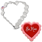 4" Scalloped Heart Cookie Cutter