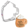 4" Coffee Mug Metal Cookie Cutter 8312A