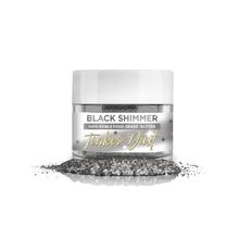 Black Shimmer Tinker DustÂ® Edible Glitter wedding prom Halloween Fall